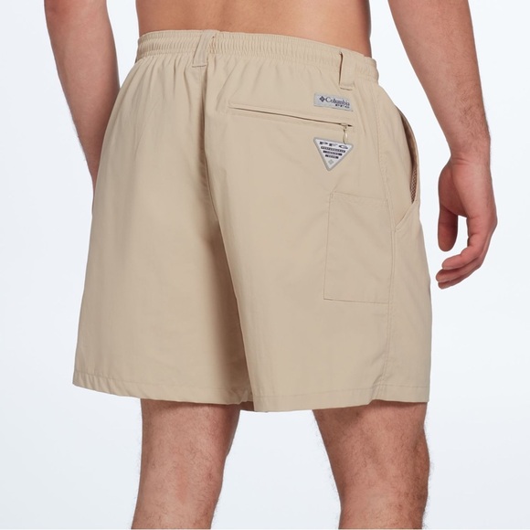 NWT Columbia Men's Tan PFG Backcast III Water Shorts Sz. SMALL - Picture 2 of 8